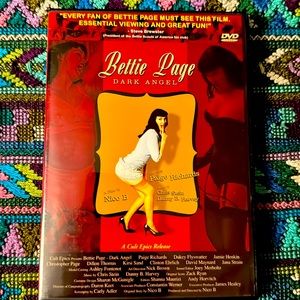 Bettie Page Dark Angel DVD 📀 biographical drama. A film by Nico B. Cult Classic